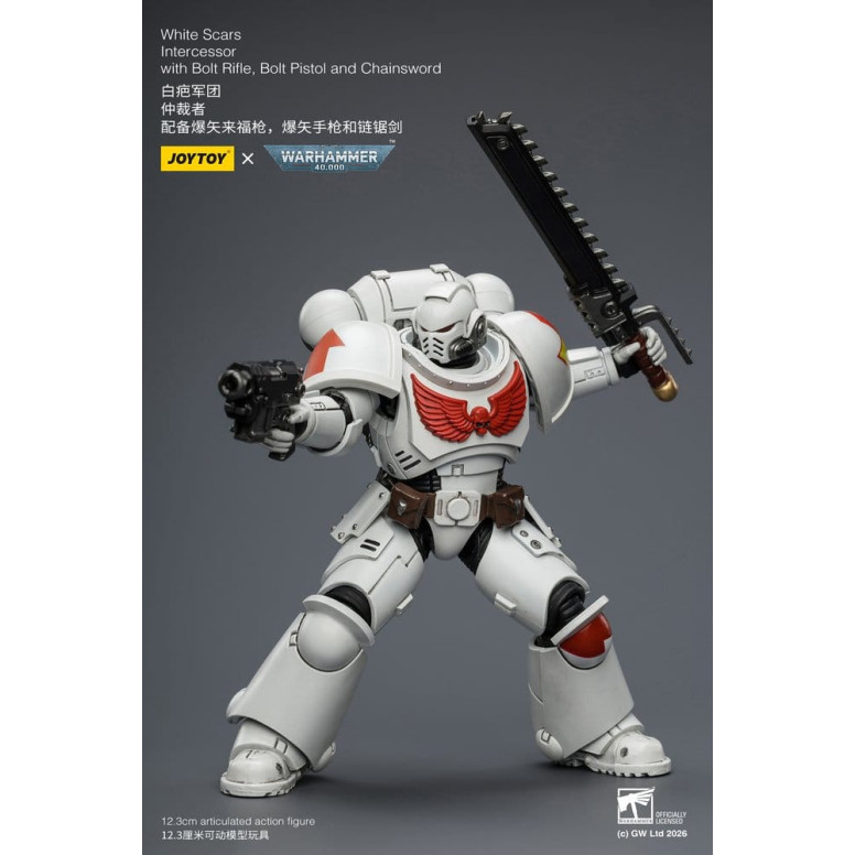JoyToy Space Marines - White Scars - Intercessors 1/18 - Warhammer 40K