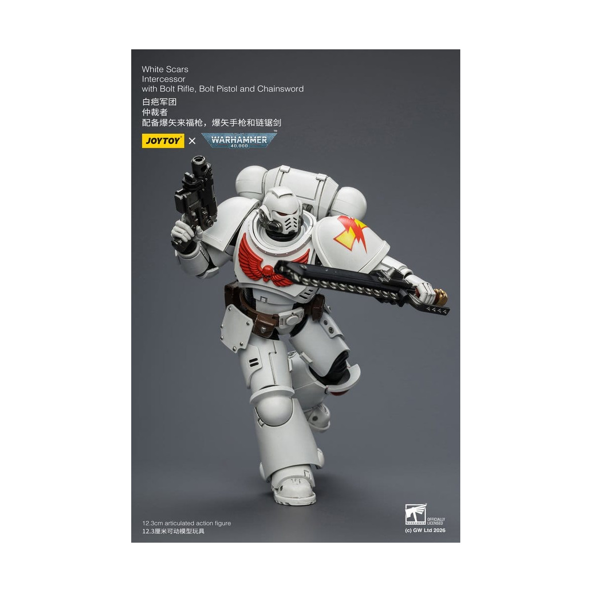 JoyToy Space Marines - White Scars - Intercessors 1/18 - Warhammer 40K