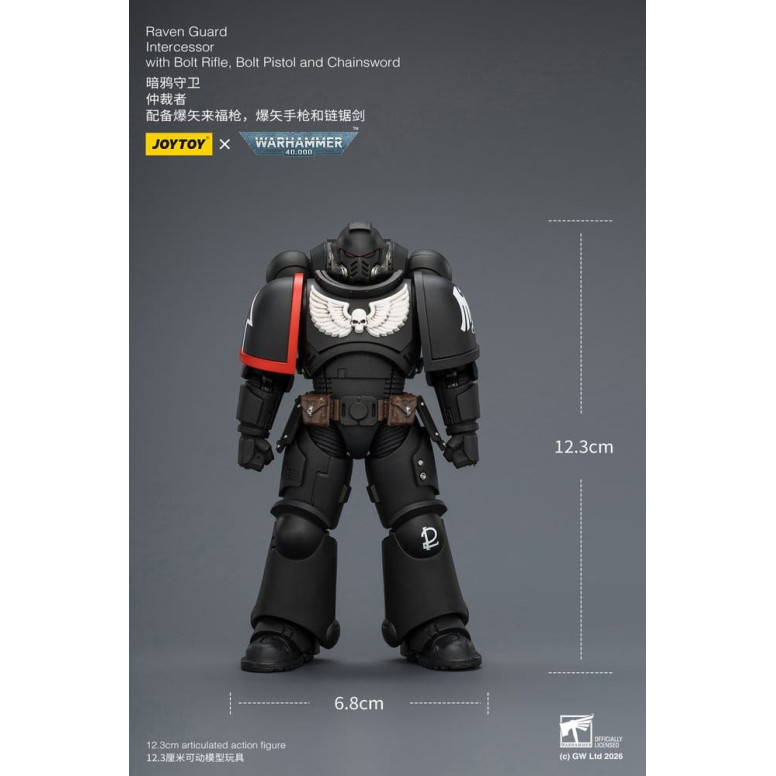 JoyToy Space Marines - Raven Guard - Intercessors 1/18 - Warhammer 40K