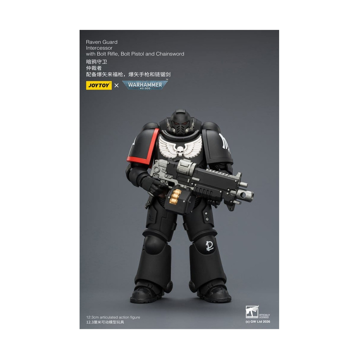 JoyToy Space Marines - Raven Guard - Intercessors 1/18 - Warhammer 40K