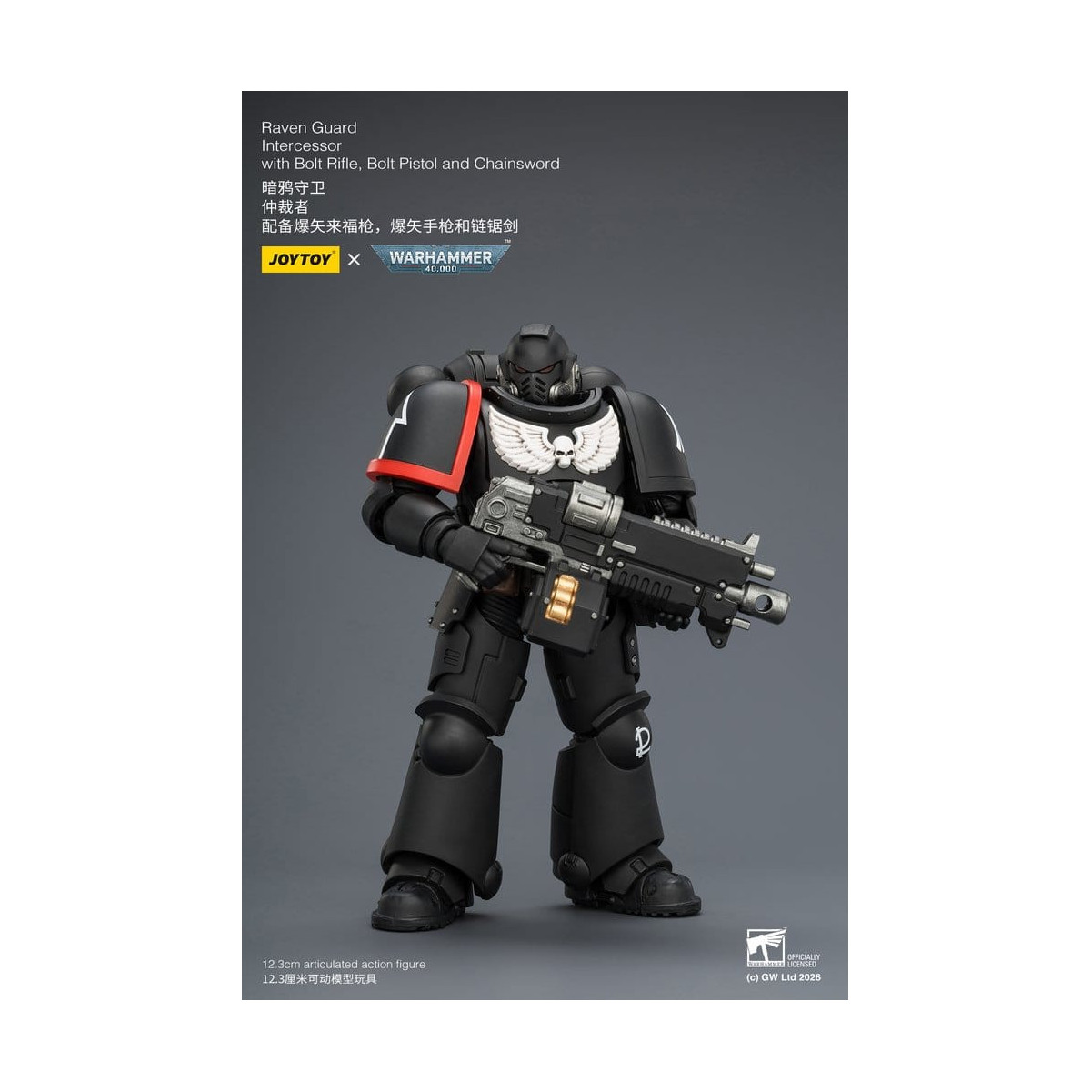 JoyToy Space Marines - Raven Guard - Intercessors 1/18 - Warhammer 40K