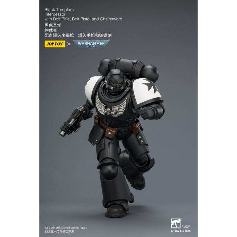 JoyToy Space Marines - Black Templars - Intercessors 1/18 - Warhammer 40K
