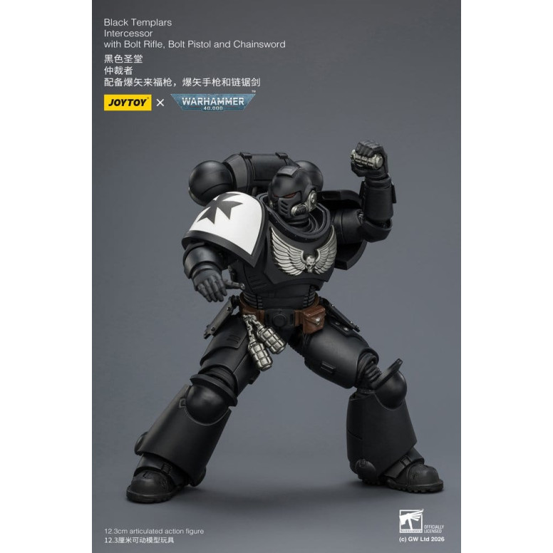 JoyToy Space Marines - Black Templars - Intercessors 1/18 - Warhammer 40K