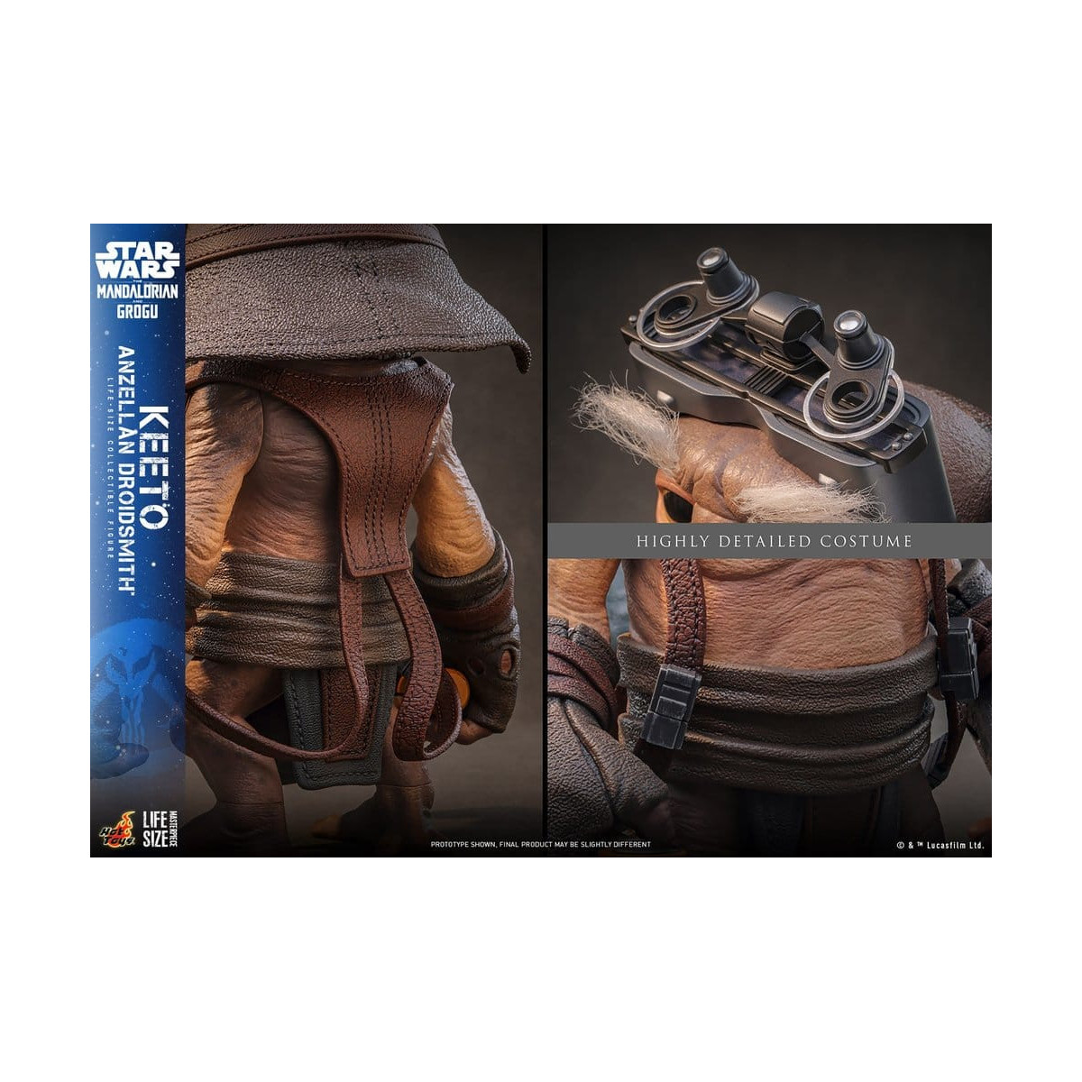 Hot toys Star Wars - Keeto (Anzellan Droidsmith) Life-Size Masterpiece Series - Star Wars: The Mandalorian & Grogu