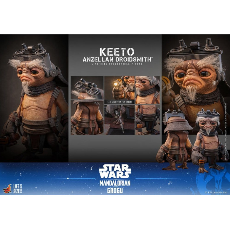 Hot toys Star Wars - Keeto (Anzellan Droidsmith) Life-Size Masterpiece Series - Star Wars: The Mandalorian & Grogu