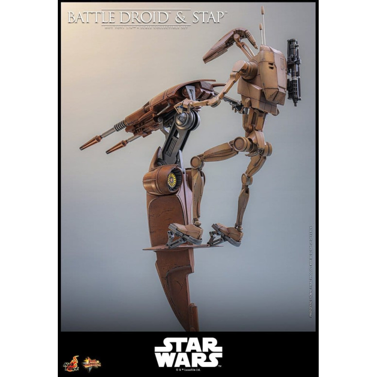 Hot Toys - Battle Droid & STAP MMS 1/6 - Star Wars: The Phantom Menace MMS887