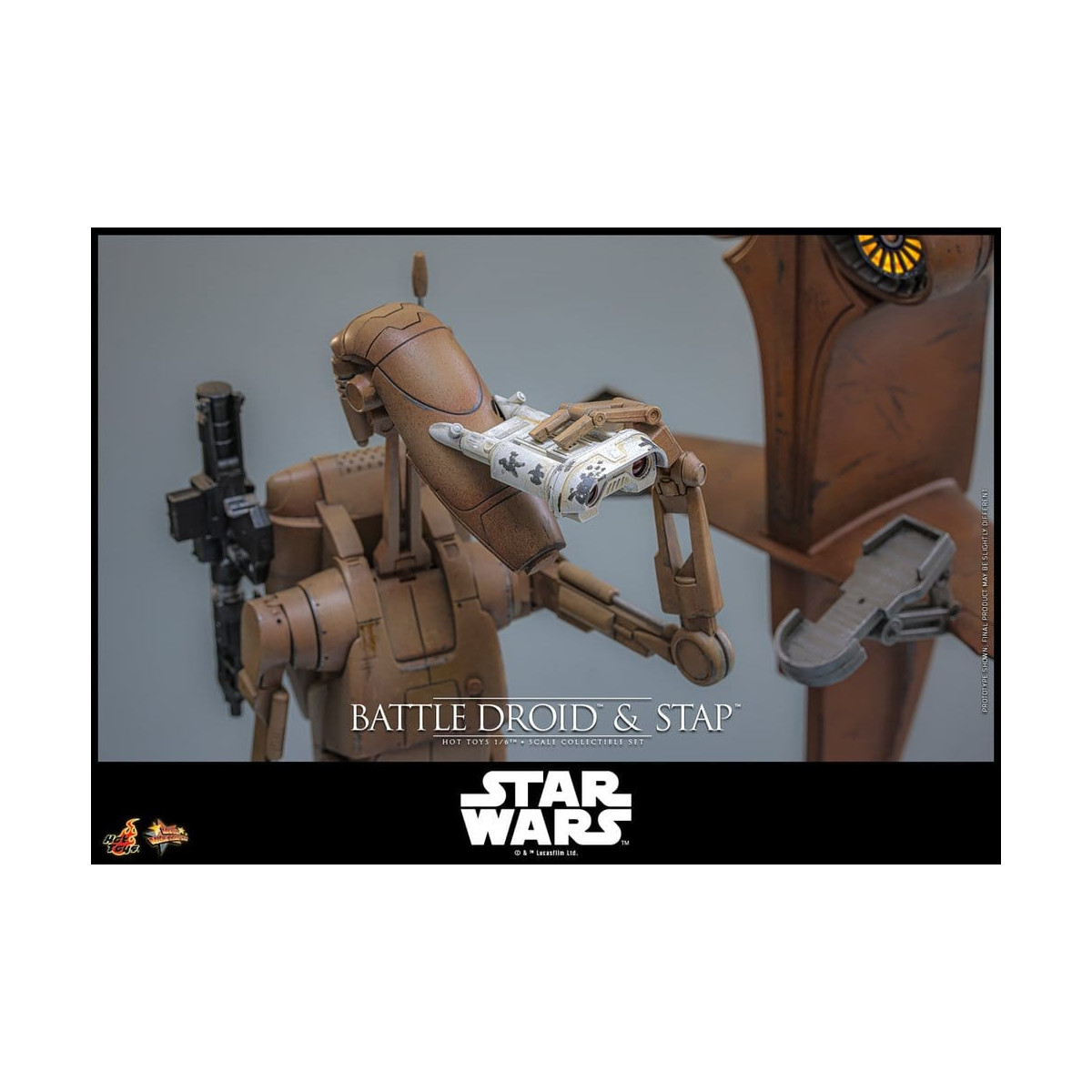 Hot Toys - Battle Droid & STAP MMS 1/6 - Star Wars: The Phantom Menace MMS887