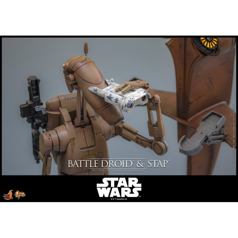Hot Toys - Battle Droid & STAP MMS 1/6 - Star Wars: The Phantom Menace MMS887