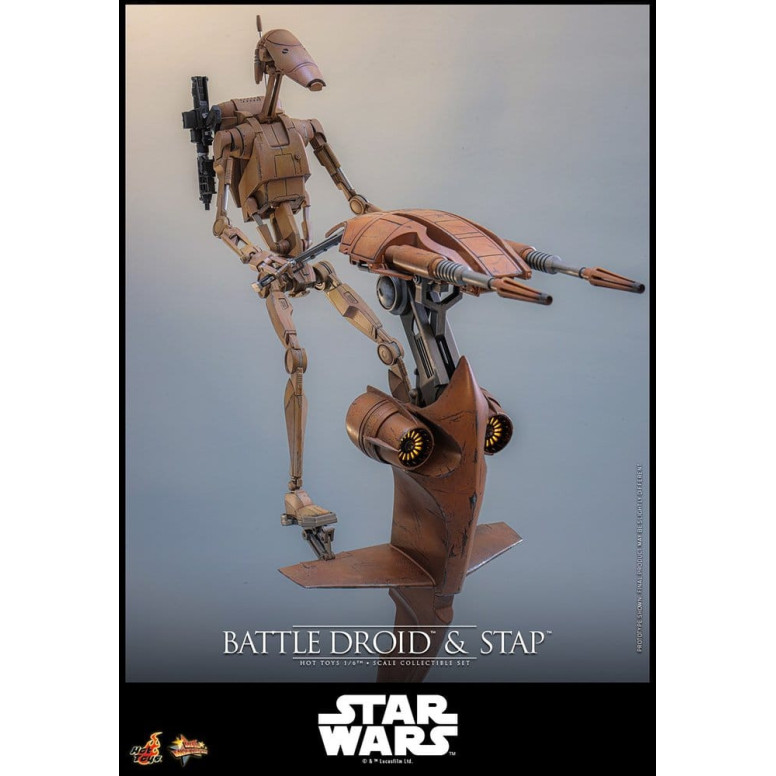 Hot Toys - Battle Droid & STAP MMS 1/6 - Star Wars: The Phantom Menace MMS887