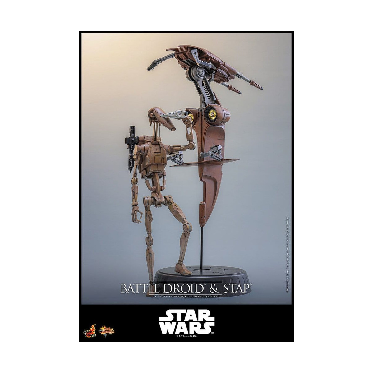 Hot Toys - Battle Droid & STAP MMS 1/6 - Star Wars: The Phantom Menace MMS887