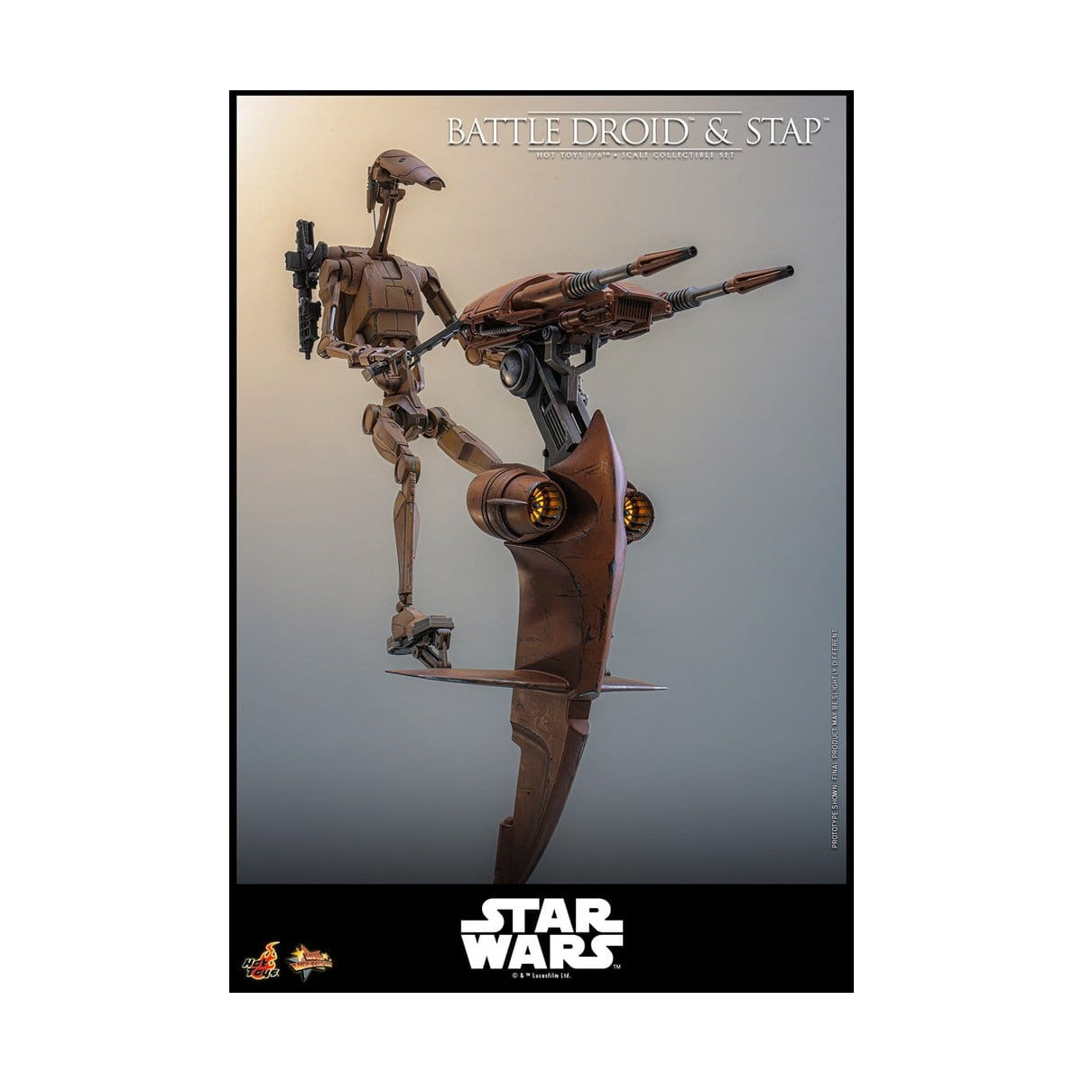 Hot Toys - Battle Droid & STAP MMS 1/6 - Star Wars: The Phantom Menace MMS887