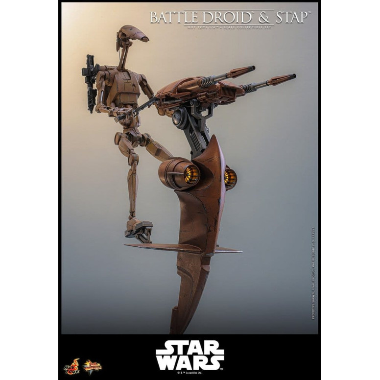 Hot Toys - Battle Droid & STAP MMS 1/6 - Star Wars: The Phantom Menace MMS887