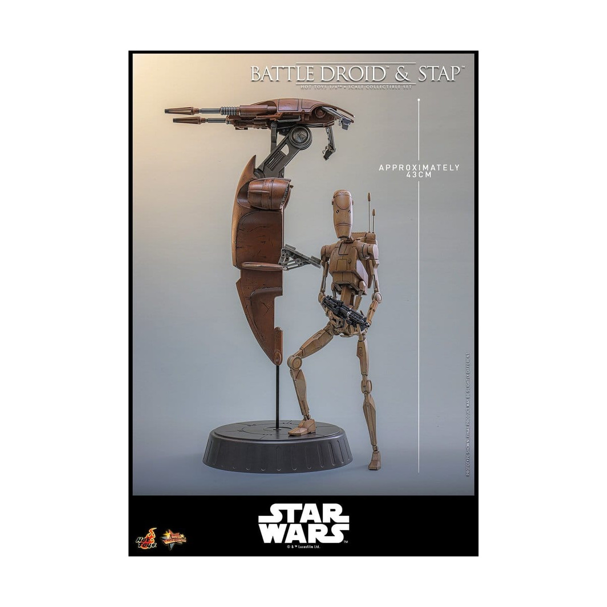 Hot Toys - Battle Droid & STAP MMS 1/6 - Star Wars: The Phantom Menace MMS887