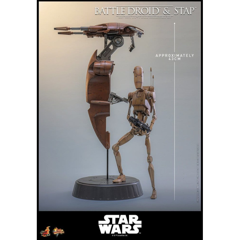 Hot Toys - Battle Droid & STAP MMS 1/6 - Star Wars: The Phantom Menace MMS887