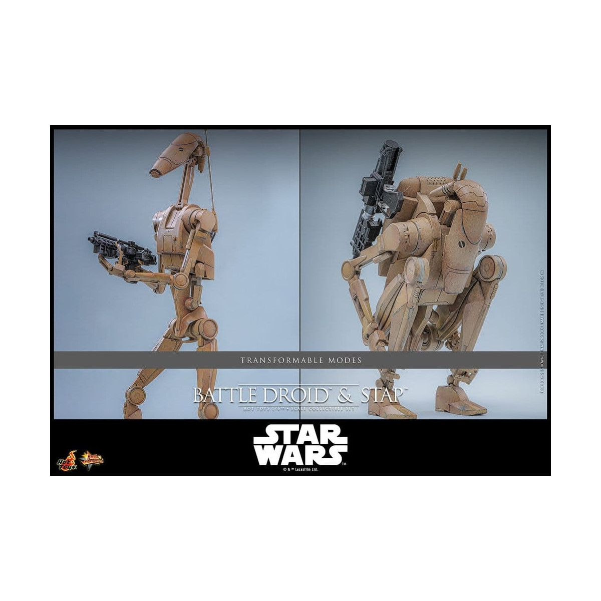 Hot Toys - Battle Droid & STAP MMS 1/6 - Star Wars: The Phantom Menace MMS887