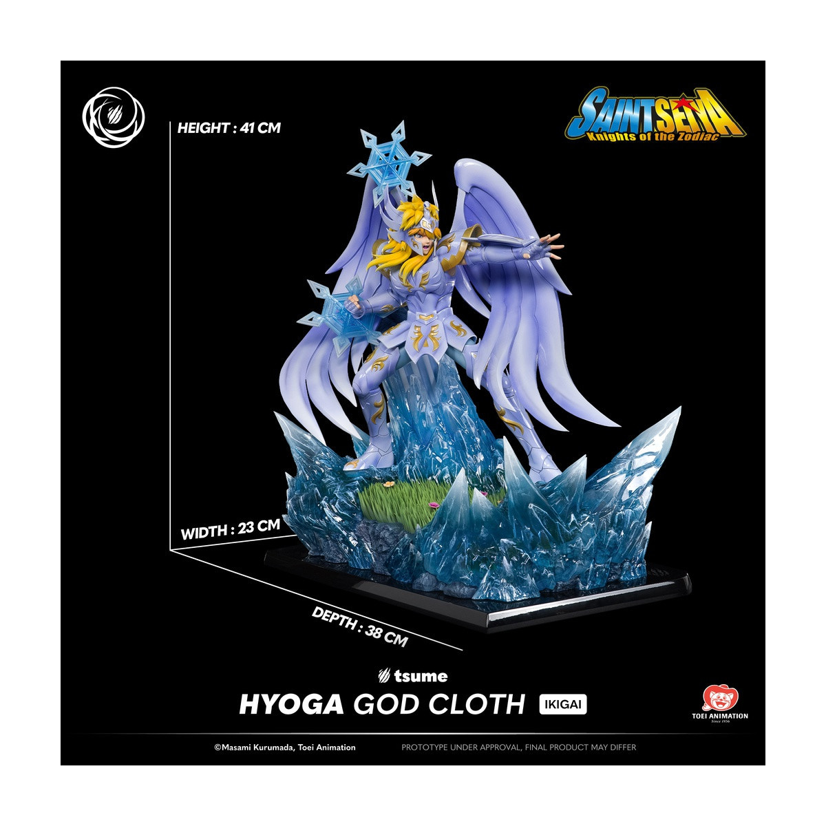 Tsume Ikigai - Hyoga God Cloth - Saint Seiya - The Knights of the Zodiac