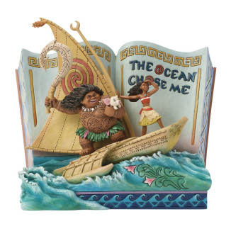 Enesco Disney Traditions By Jim Shore - Storybook The Ocean Choose Me - Moana - Moana