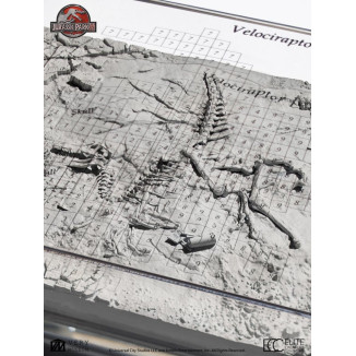 ECC Elite Creature Collectibles - Jurassic Park 3 Velociraptor Excavation Map