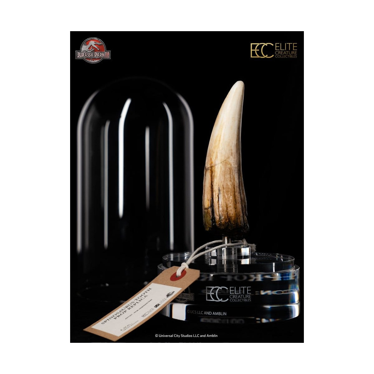 ECC Elite Creature Collectibles - Jurassic Park 3 Replica 1/1 Spinosaur Tooth