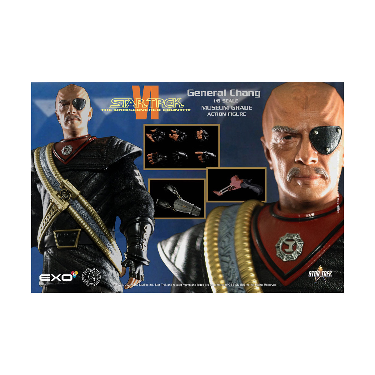 EXO-6 - Star Trek 6: Uncharted Territories 1/6 General Chang figure