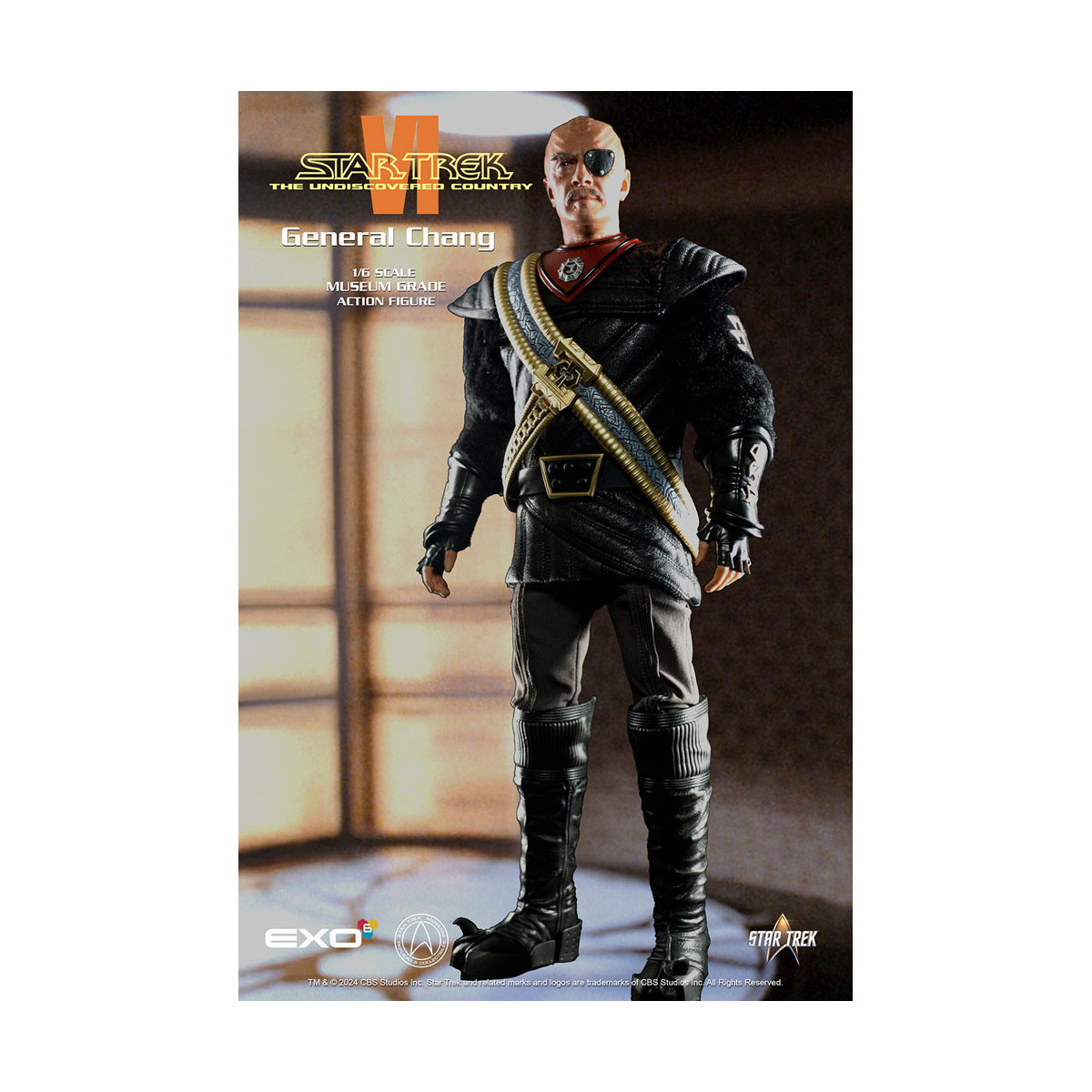 EXO-6 - Star Trek 6: Uncharted Territories 1/6 General Chang figure