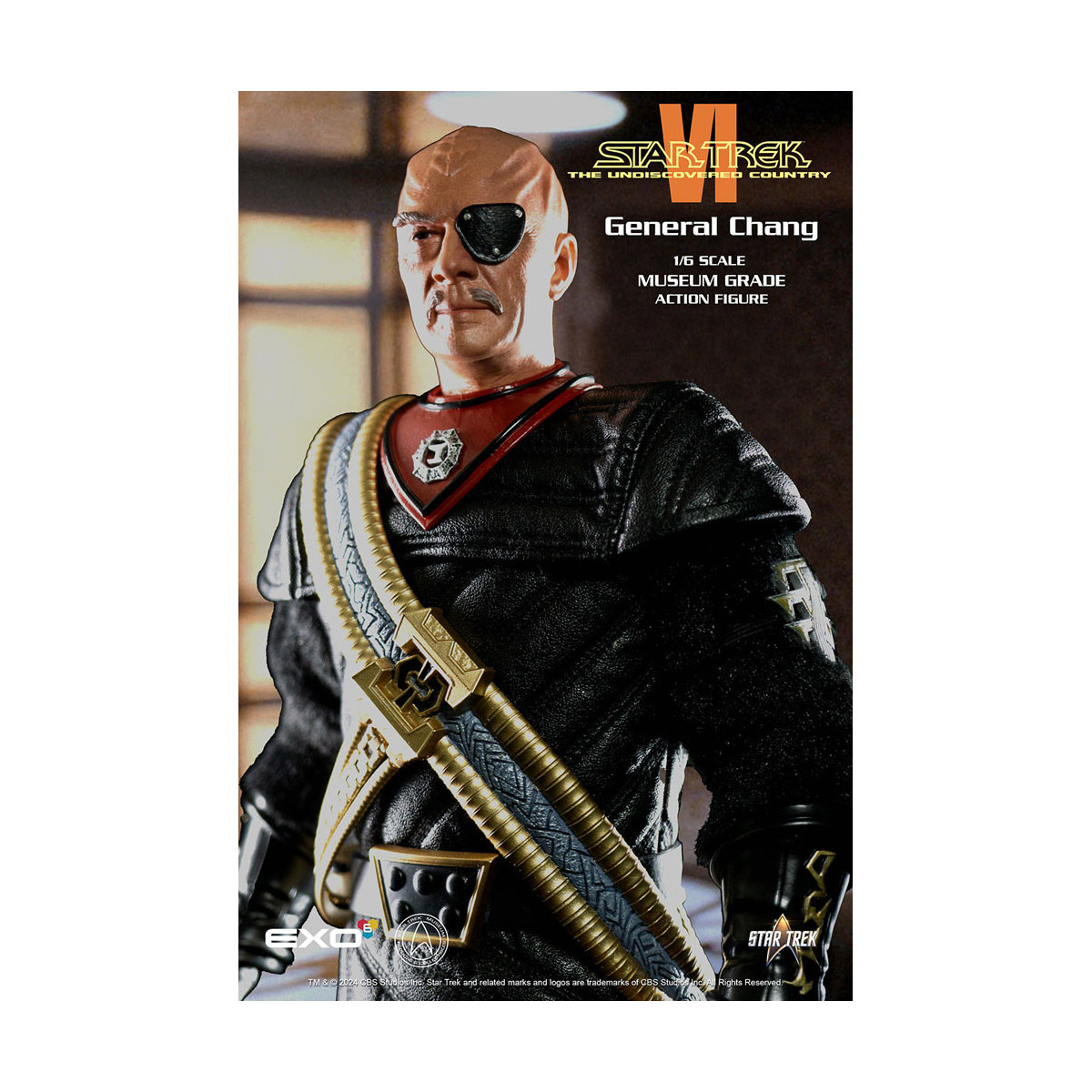EXO-6 - Star Trek 6: Uncharted Territories 1/6 General Chang figure