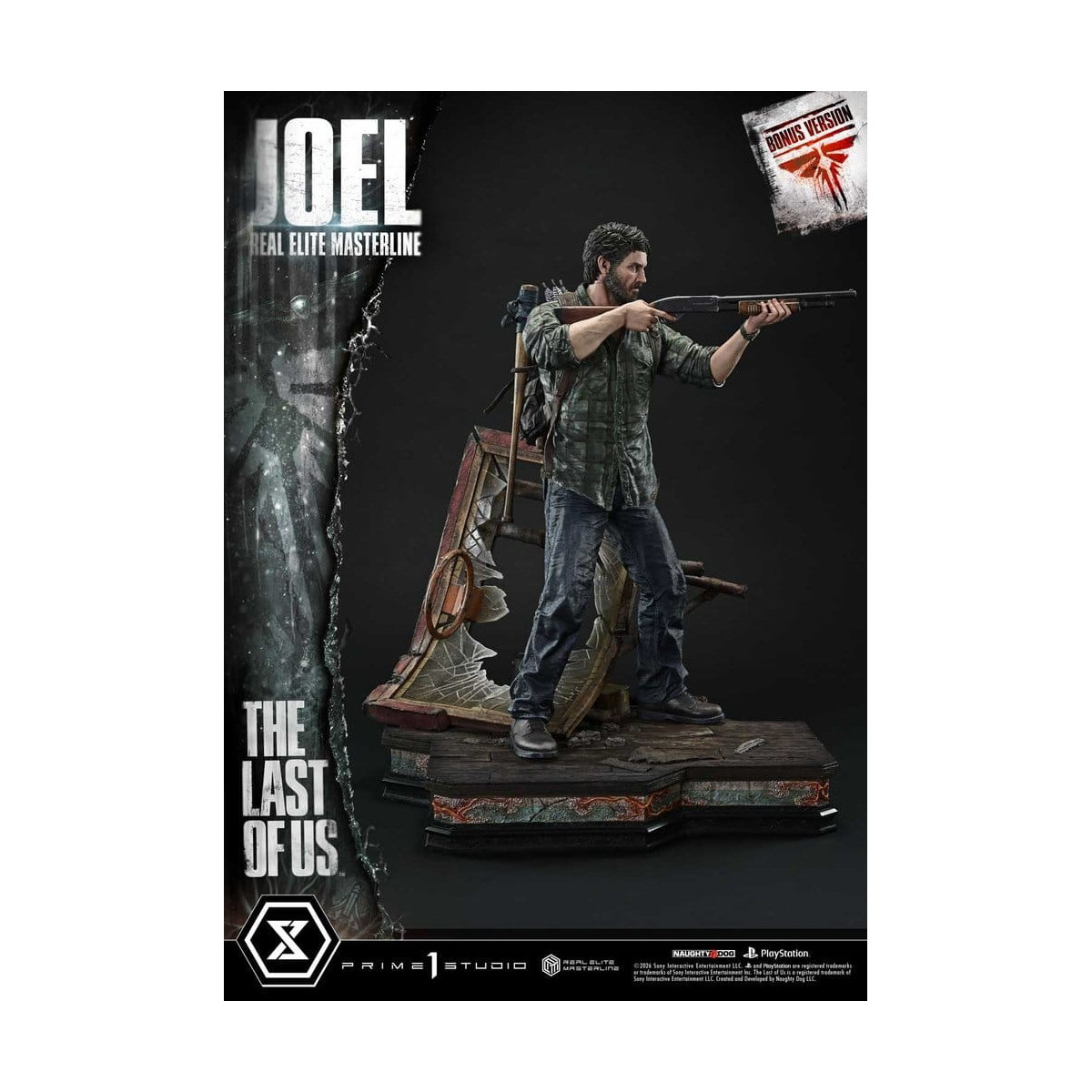 Prime 1 - Joel (The The Last of Us Part I) 1/4 Real Elite Masterline Bonus Version