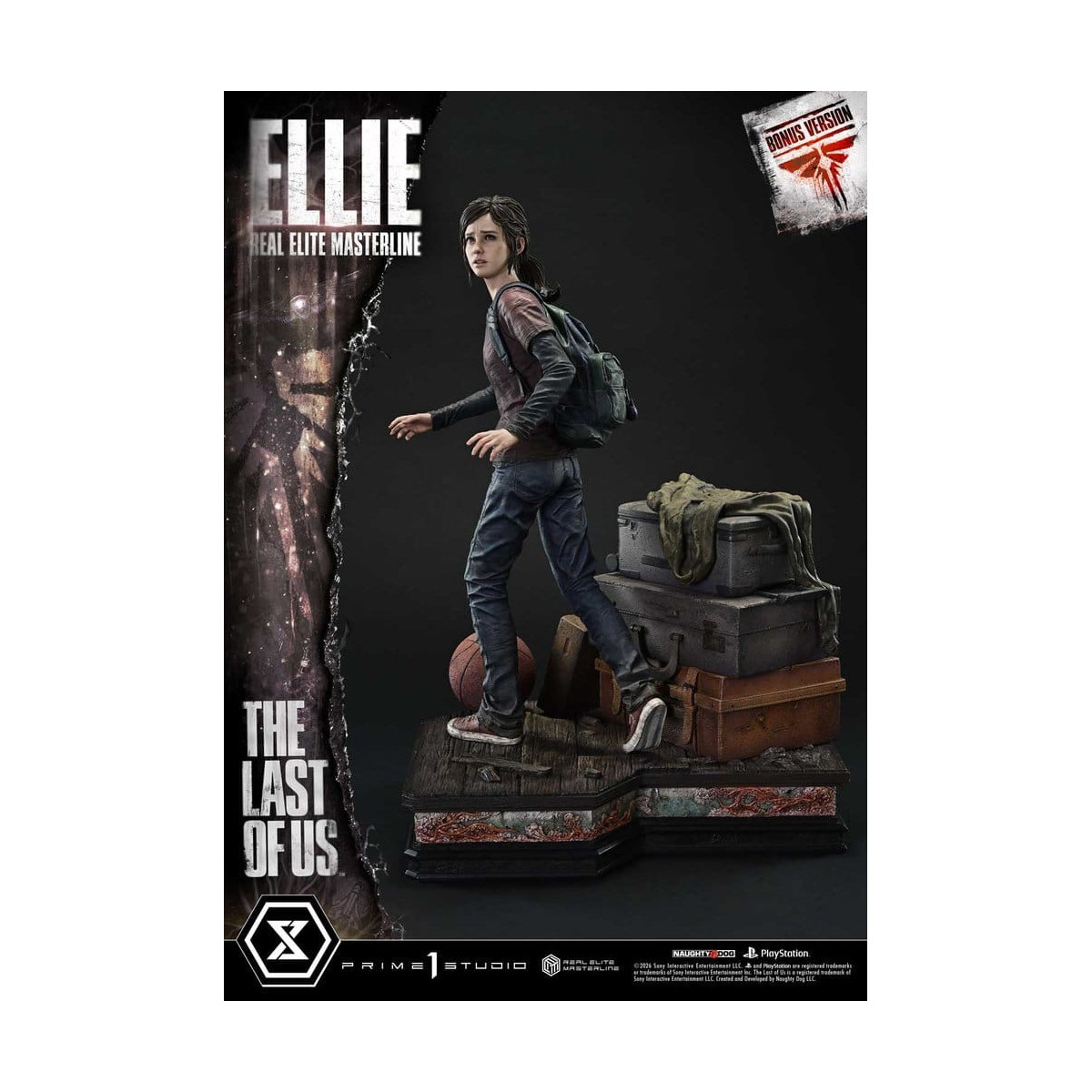 Prime 1 - Ellie (The The Last of Us Part I) 1/4 Real Elite Masterline Bonus Version