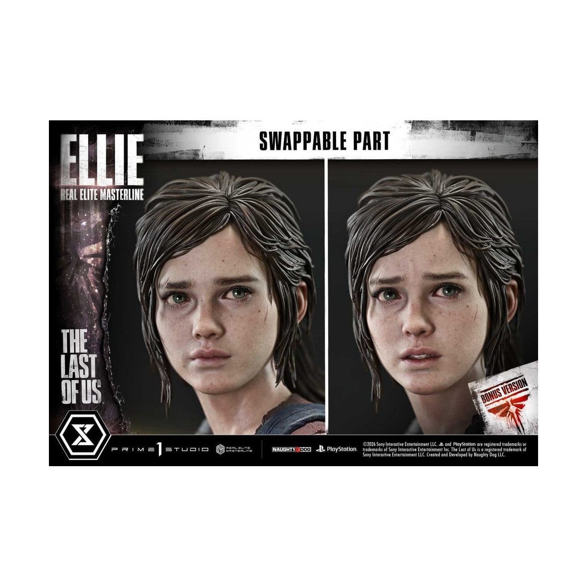 Prime 1 - Ellie (The The Last of Us Part I) 1/4 Real Elite Masterline Bonus Version