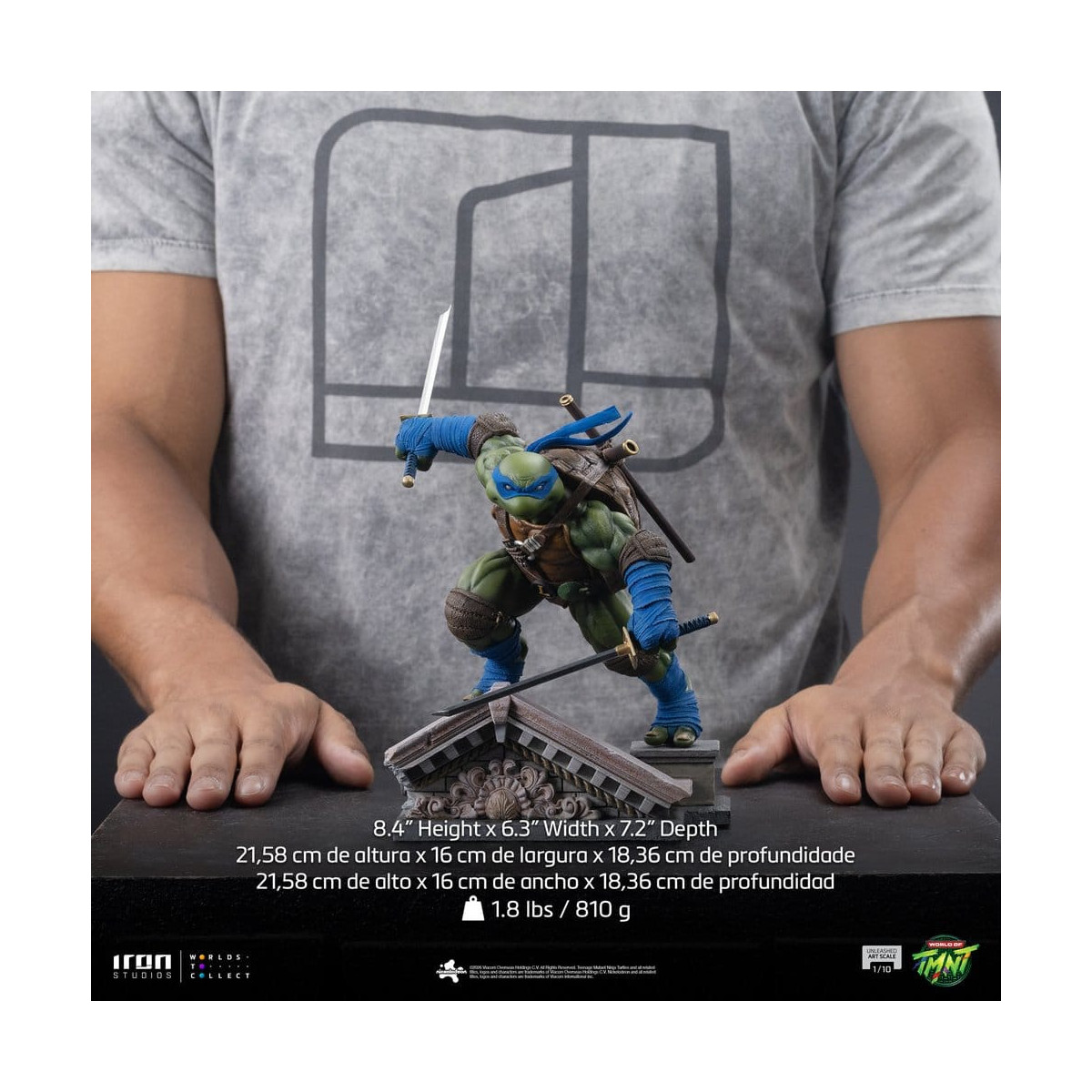 Iron Studios - TMNT - Leonardo Unleashed Art Scale 1/10 - Teenage Mutant Ninja Turtles