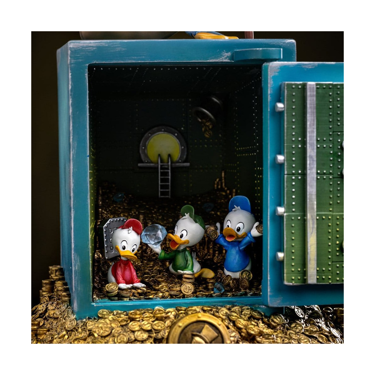 Iron Studios - Disney Uncle Scrooge McDuck and Nephews Deluxe Art Scale 1/10 - Duck Tales