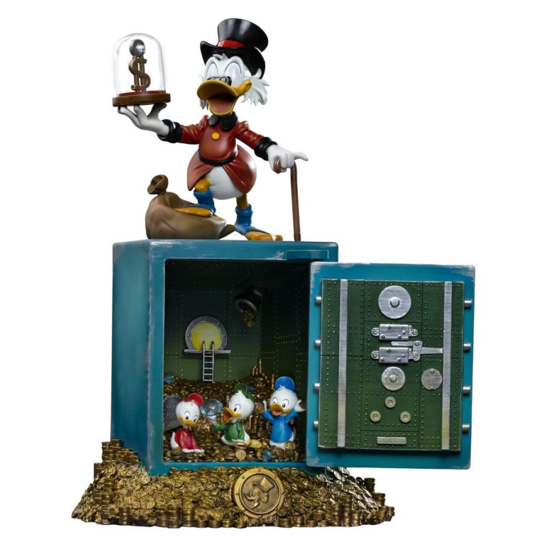 Iron Studios - Disney Uncle Scrooge McDuck and Nephews Deluxe Art Scale 1/10 - Duck Tales