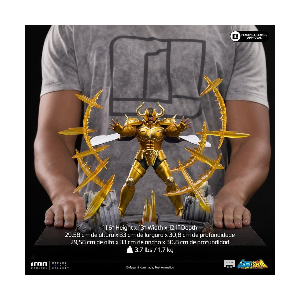Iron Studios - Saint Seiya - taurus Aldebaran Art Scale 1/10 - Knights of the Zodiac