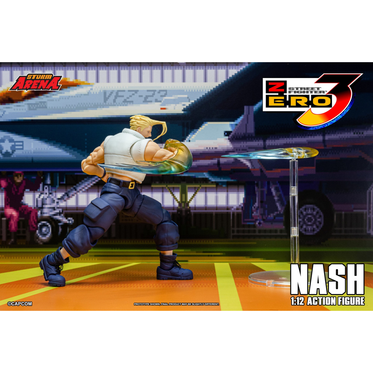 Storm Collectibles - NASH (Charlie) Hong Kong Comic Con Exclusive 2026 - Street Fighter Alpha Storm Arena 1/12
