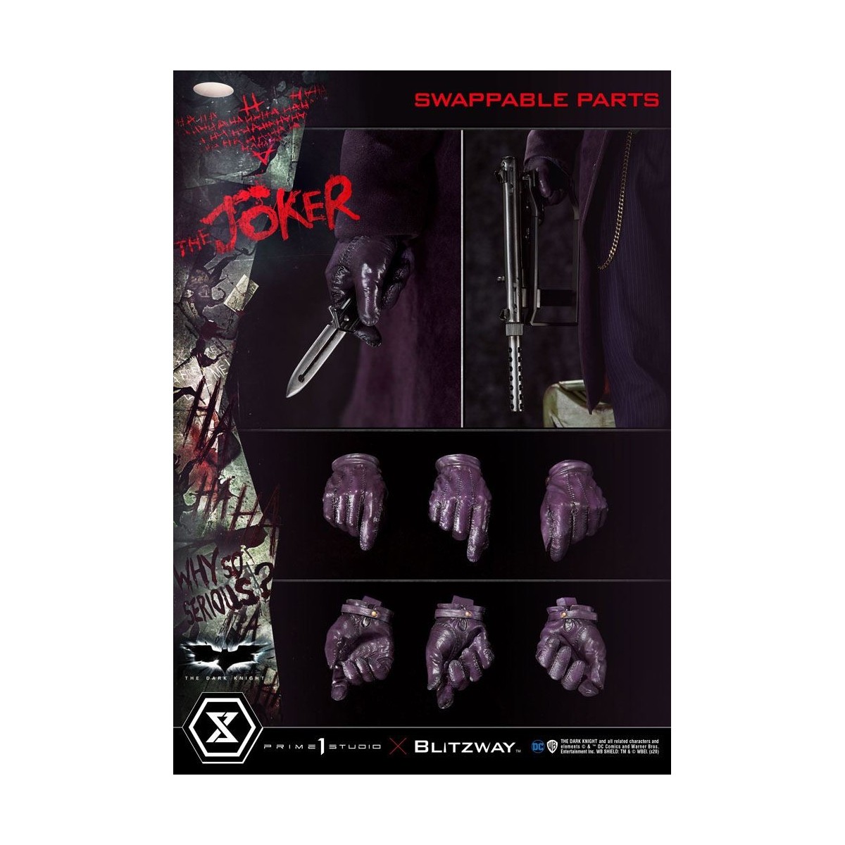 Prime 1 Studio - The Joker - The Dark Knight - Bonus Ver. 1/3