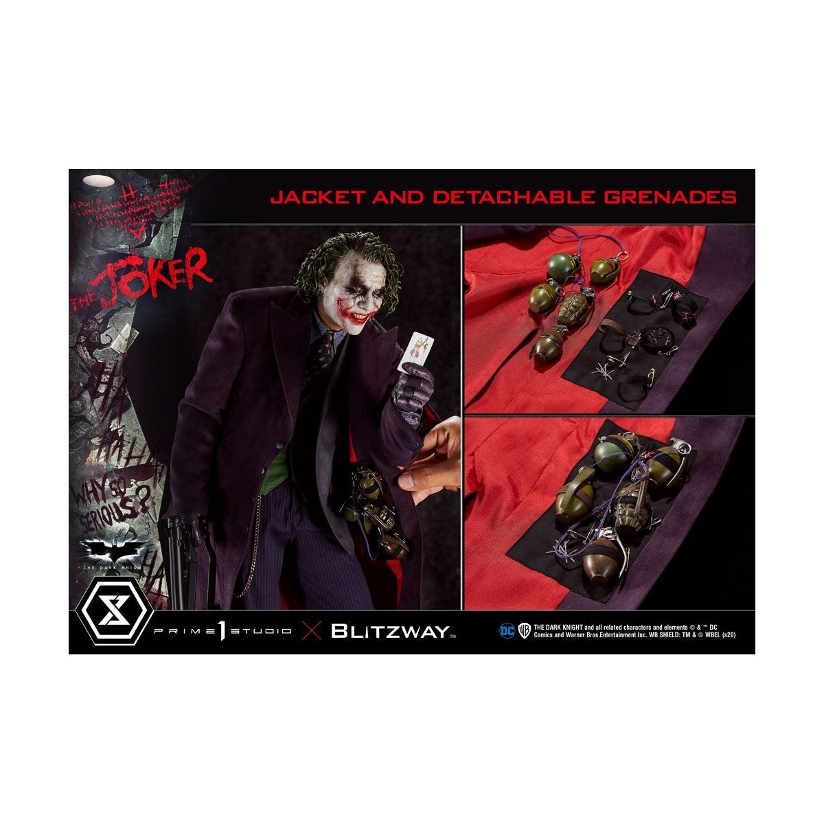 Prime 1 Studio - The Joker - The Dark Knight - Bonus Ver. 1/3