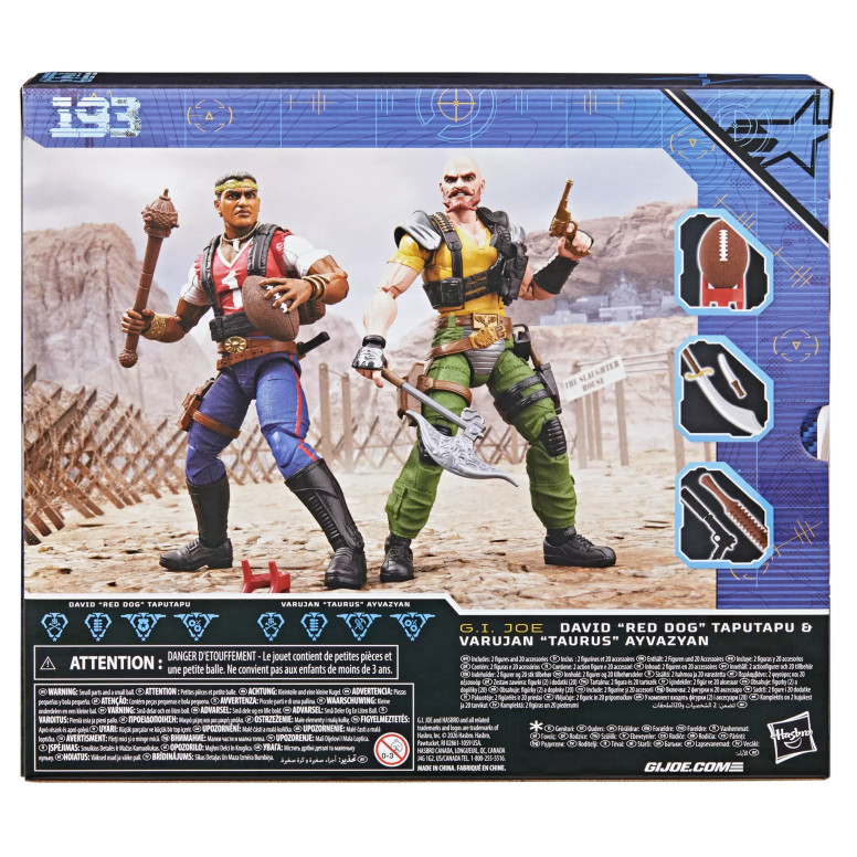 Hasbro G.I.JOE Classified Serie - David "Red Dog" Taputapu and Varujan "Taurus" Ayvazyan
