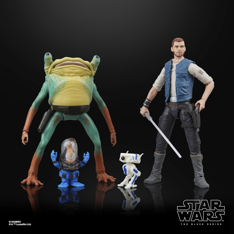 Star Wars Black Series - Jedi Survivor Pack - Cal Kestis, BD-1, Turgle & Skoova Stev