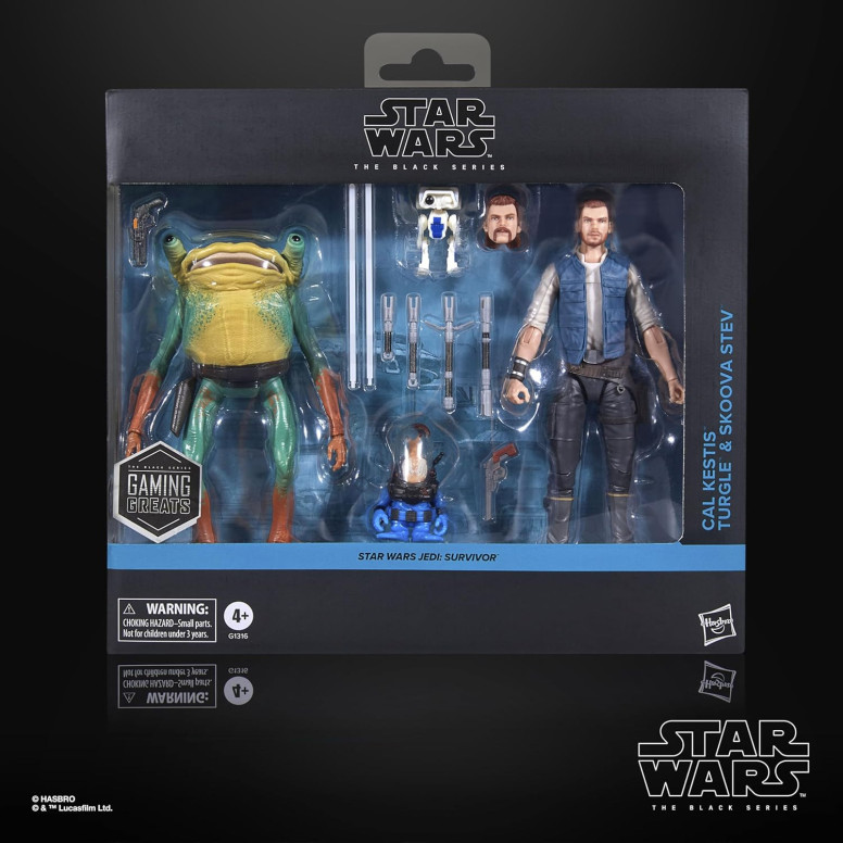 Star Wars Black Series - Jedi Survivor Pack - Cal Kestis, BD-1, Turgle & Skoova Stev