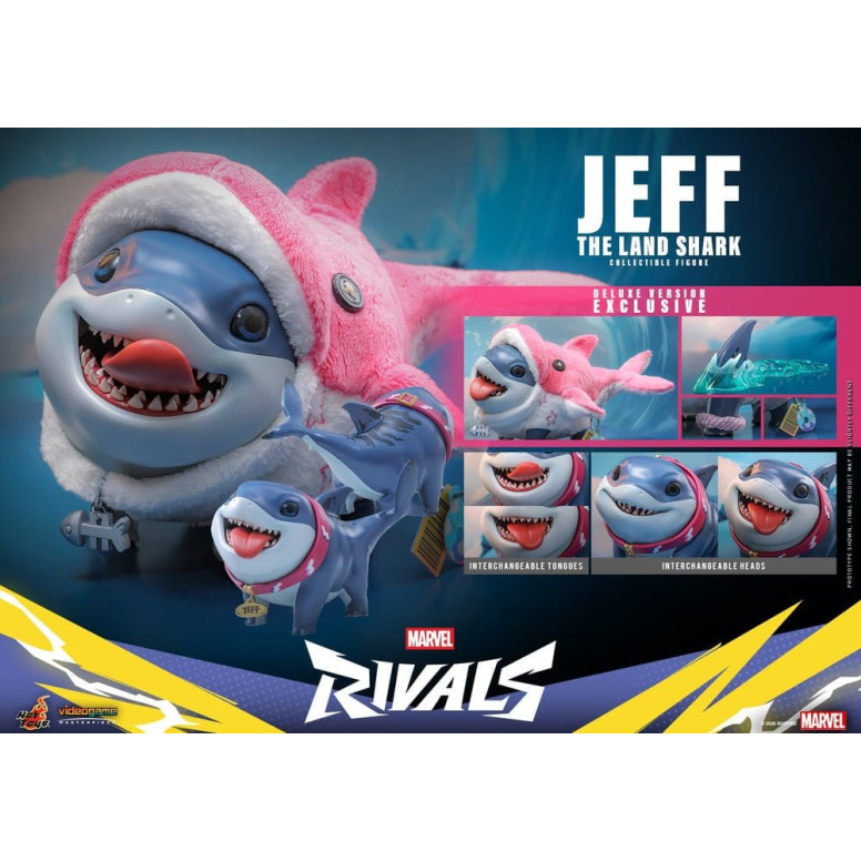 Hot Toys Marvel - Jeff the Land Shark (Deluxe Version) - Marvel Rivals Videogame Masterpiece Series