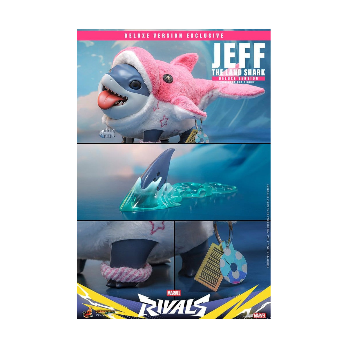 Hot Toys Marvel - Jeff the Land Shark (Deluxe Version) - Marvel Rivals Videogame Masterpiece Series