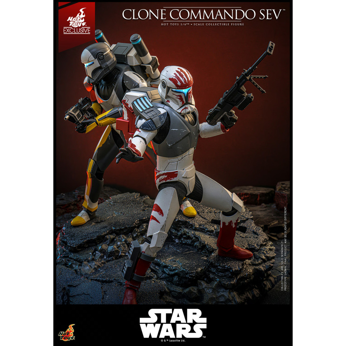 Hot Toys Star Wars - Clone Commando Sev - The Clone Wars 1/6 Hot Toys Exclusive