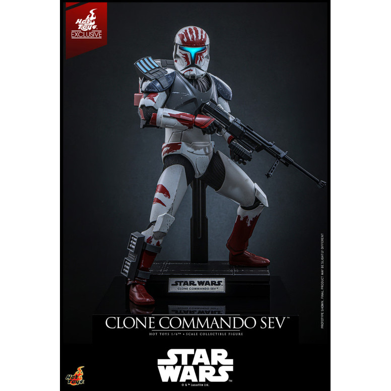 Hot Toys Star Wars - Clone Commando Sev - The Clone Wars 1/6 Hot Toys Exclusive