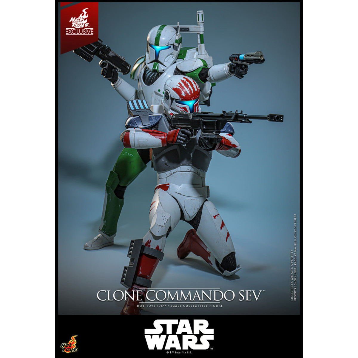 Hot Toys Star Wars - Clone Commando Sev - The Clone Wars 1/6 Hot Toys Exclusive