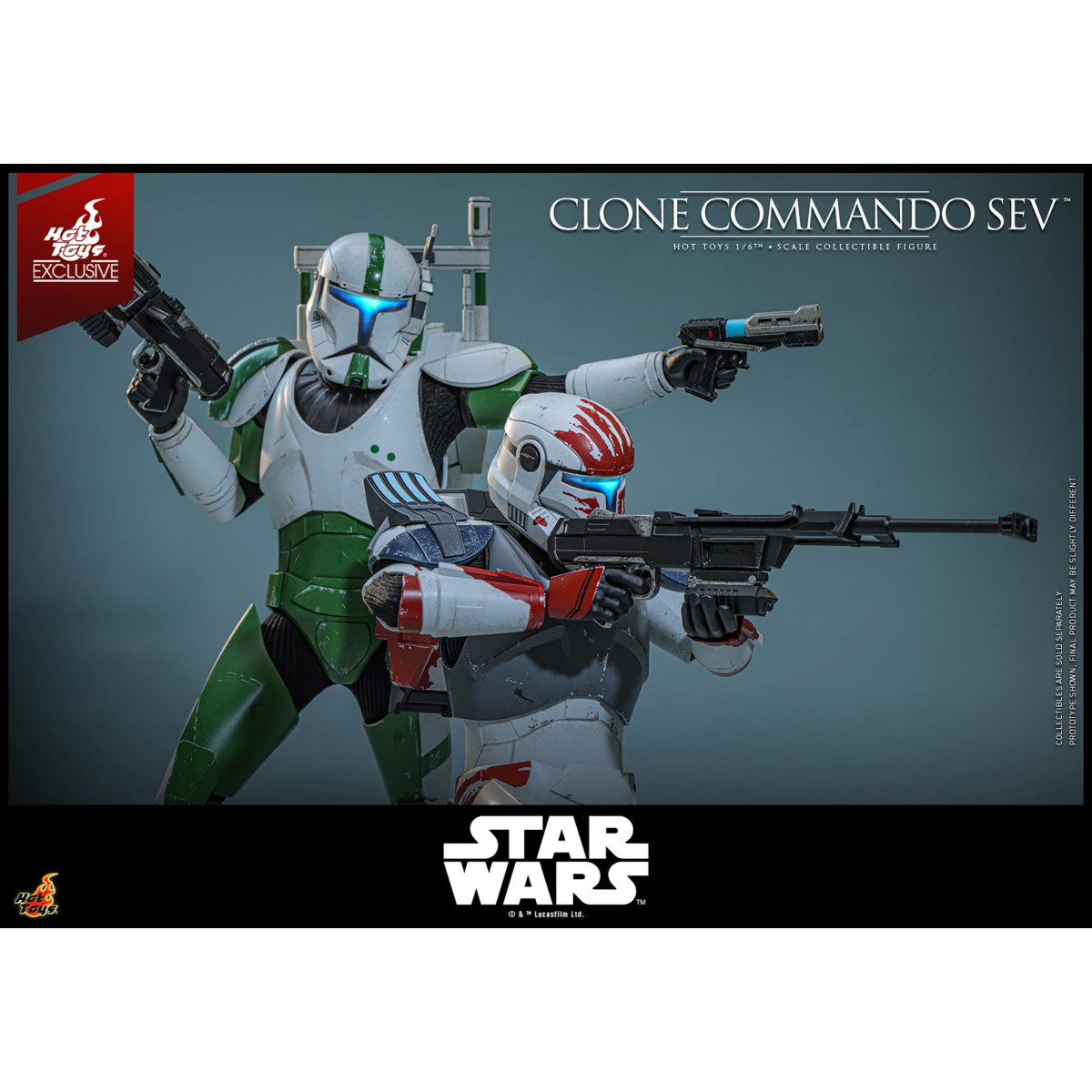 Hot Toys Star Wars - Clone Commando Sev - The Clone Wars 1/6 Hot Toys Exclusive