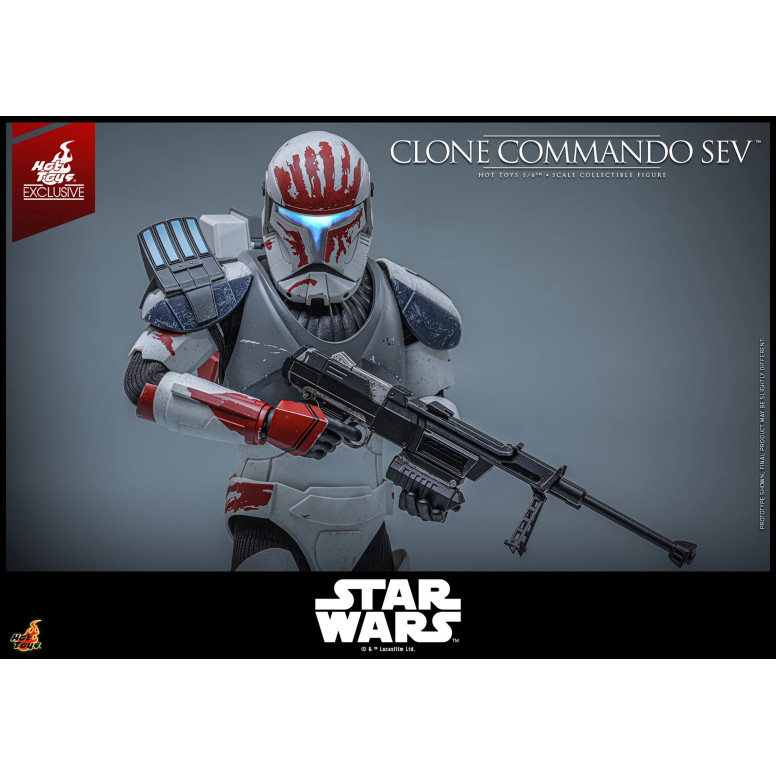 Hot Toys Star Wars - Clone Commando Sev - The Clone Wars 1/6 Hot Toys Exclusive