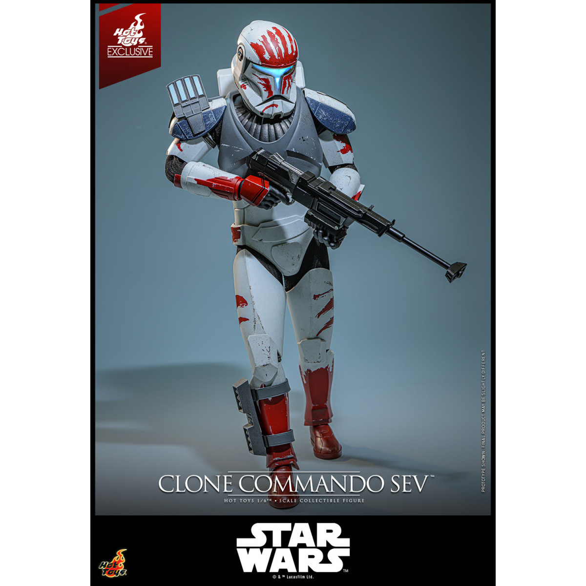 Hot Toys Star Wars - Clone Commando Sev - The Clone Wars 1/6 Hot Toys Exclusive