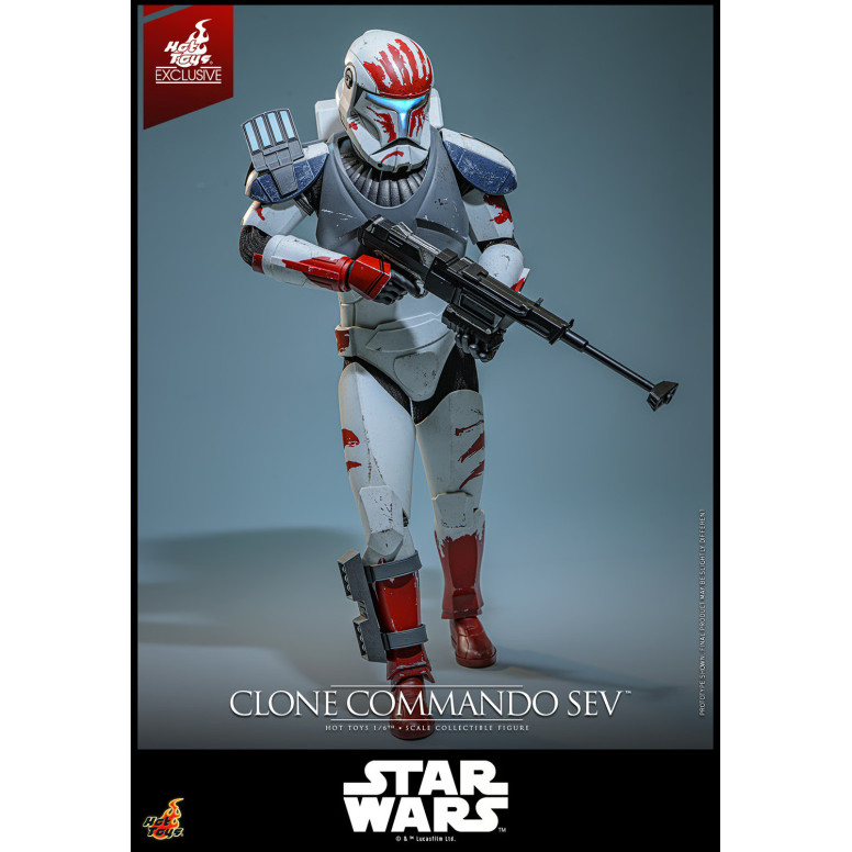 Hot Toys Star Wars - Clone Commando Sev - The Clone Wars 1/6 Hot Toys Exclusive