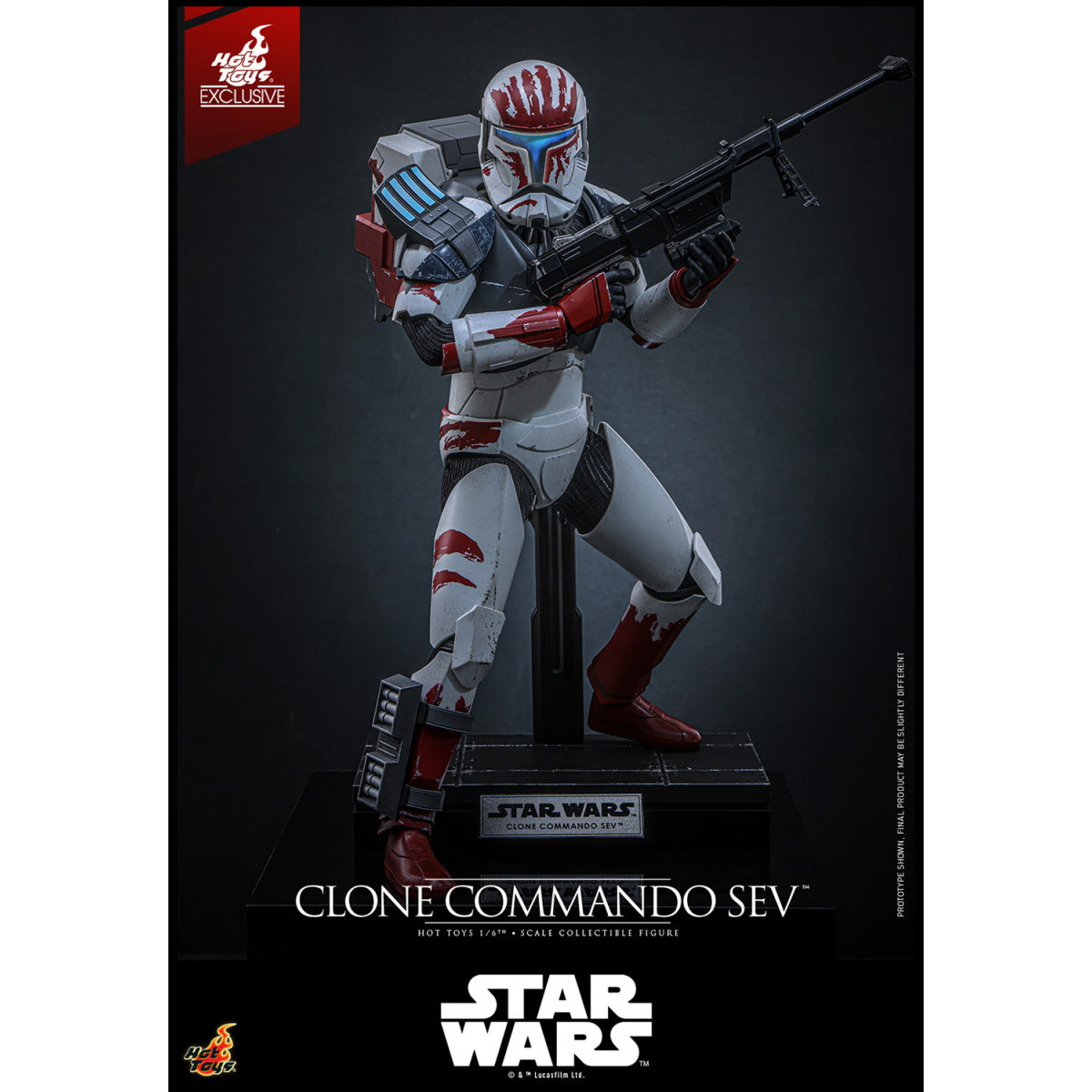 Hot Toys Star Wars - Clone Commando Sev - The Clone Wars 1/6 Hot Toys Exclusive