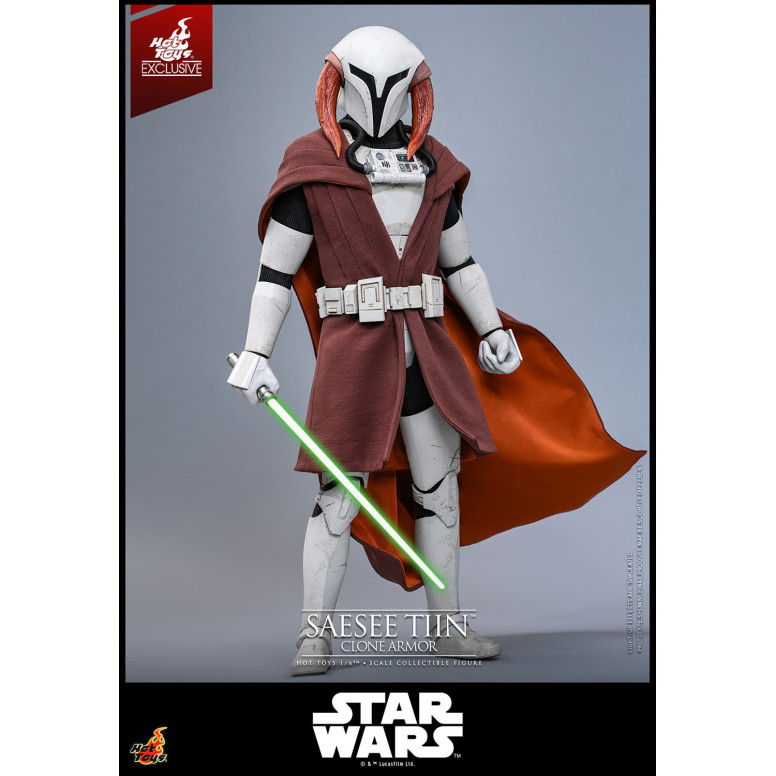 Hot Toys Star Wars - Saesee Tiin (Clone Armor) TMS 1/6 - The Clone Wars Hot Toys Exclusive